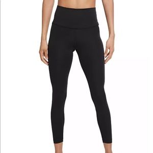 NWT Nike 7/8 high-rise yoga leggings, S, black, sustainable ‘Move to Zero’ line.